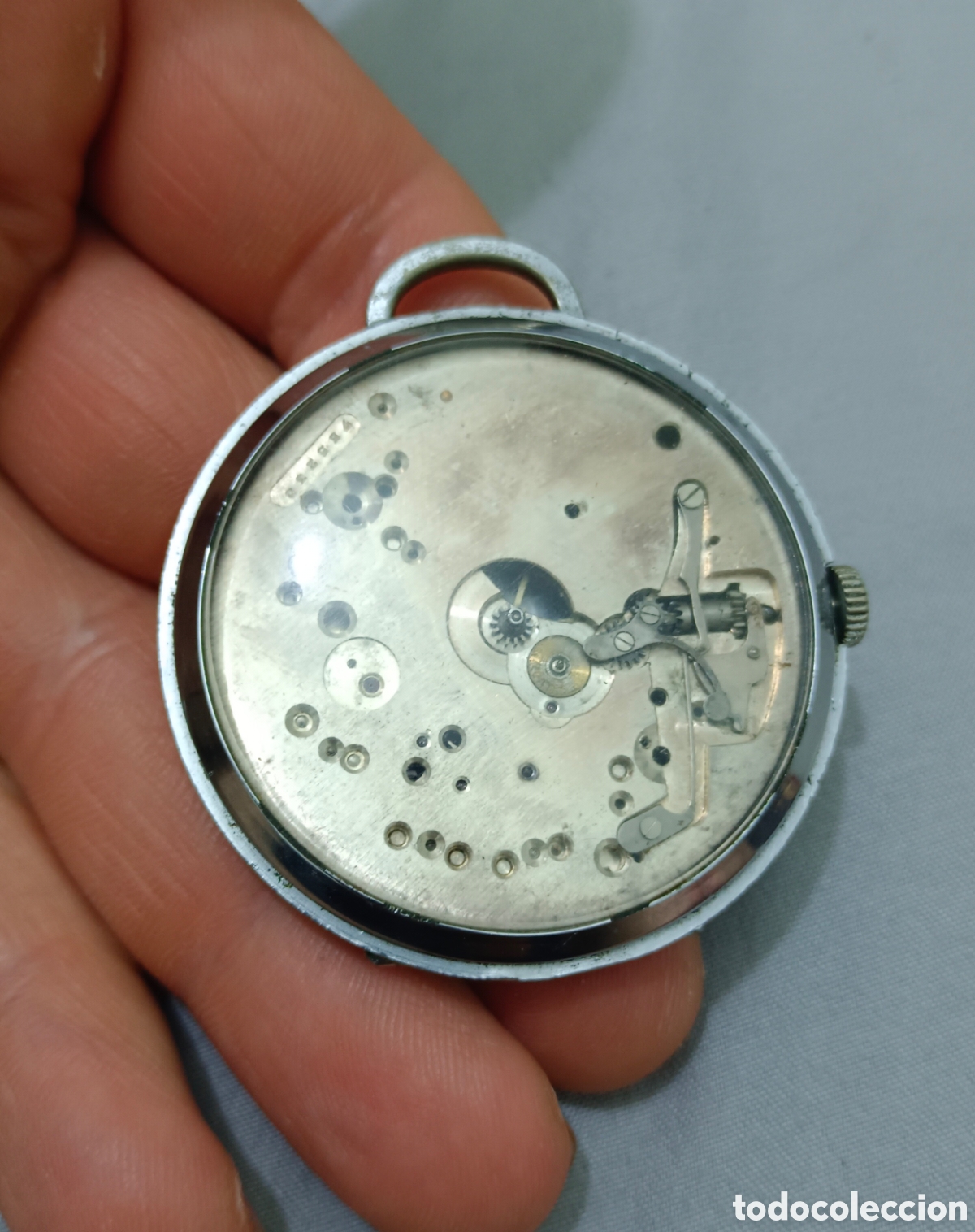 Vintage: Antigui reloj de bolsillo para completar o recambios