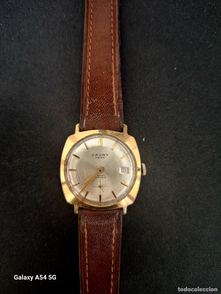 Vintage: Rel&oacute;gio Vintage Cauny Prima De Luxe Swiss (10 Microns)