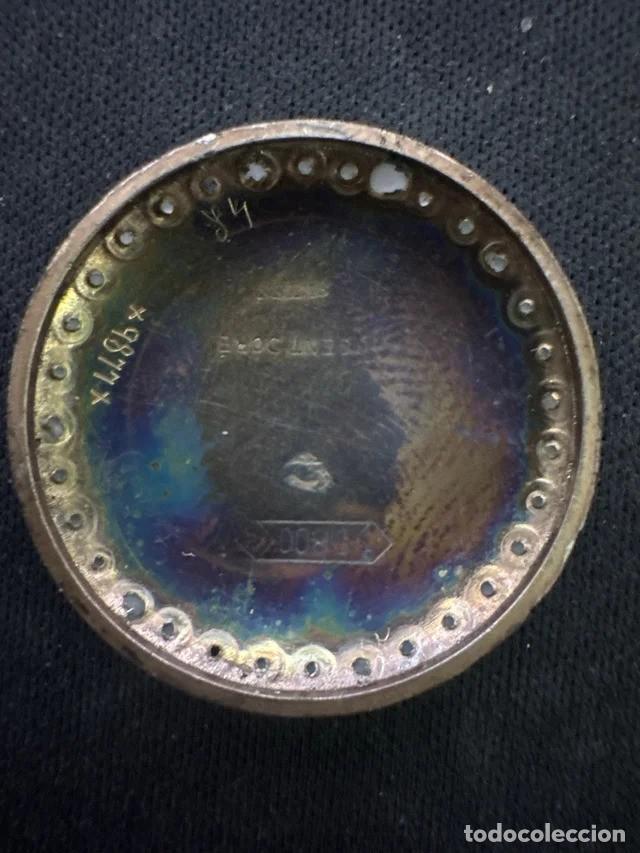 Vintage: Reloj de bolsillo antiguo esmaltado Funciona. - Foto 5