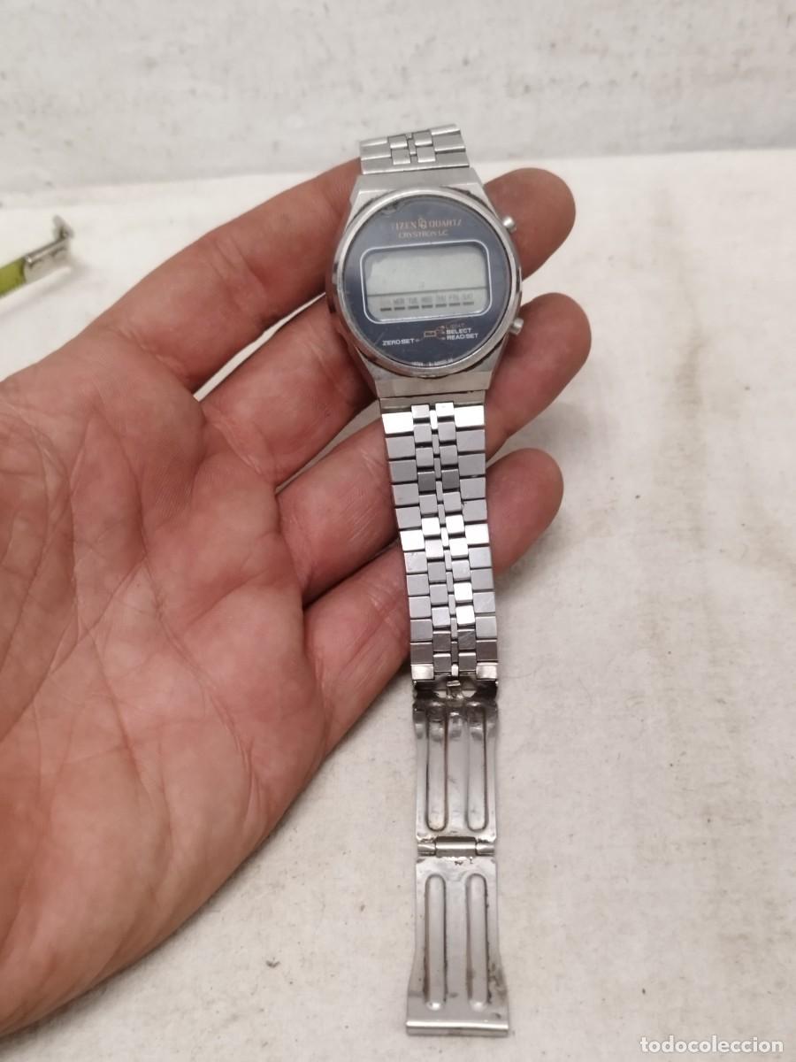 Vintage: Reloj de pulsera Citizen Quartz Cryston LC. sin probar.