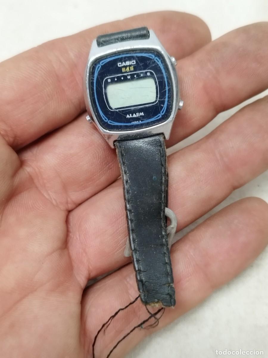 Vintage: Reloj de pulsera Casio. Sin probar. Sin cristal a restaurar.