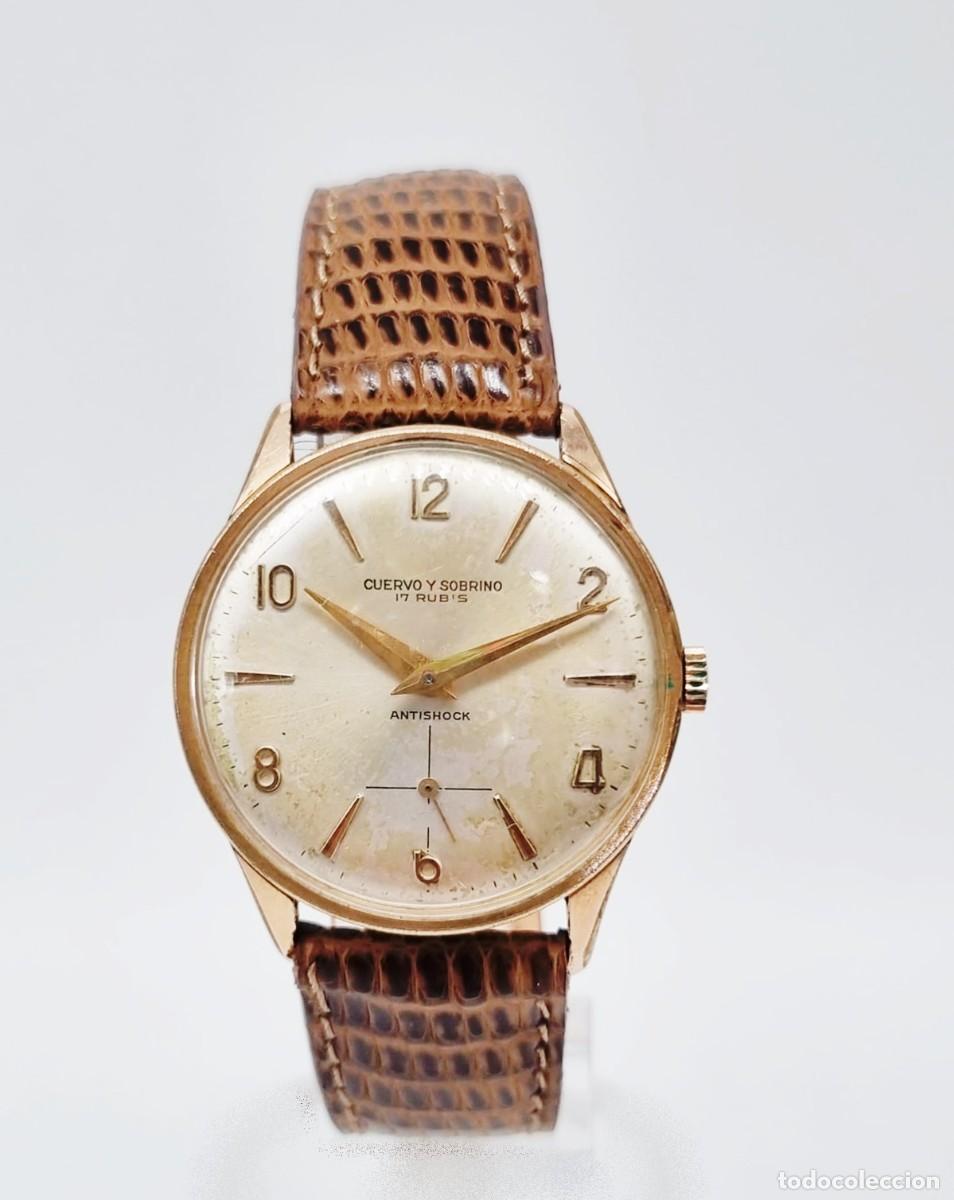 Vintage: Reloj vintage Cuervo y Sobrinos