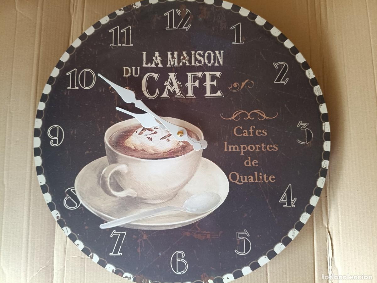 Vintage: Reloj de pared anal&oacute;gico de estilo vintage