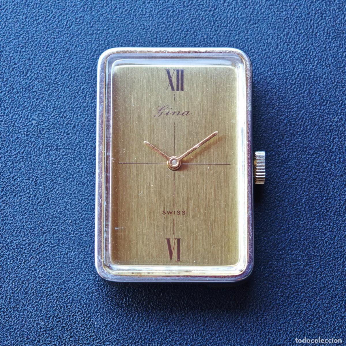 Vintage: GINA Alfex 24mm reloj de cuerda vintage unitas BF 911 watch montre orologio swiss
