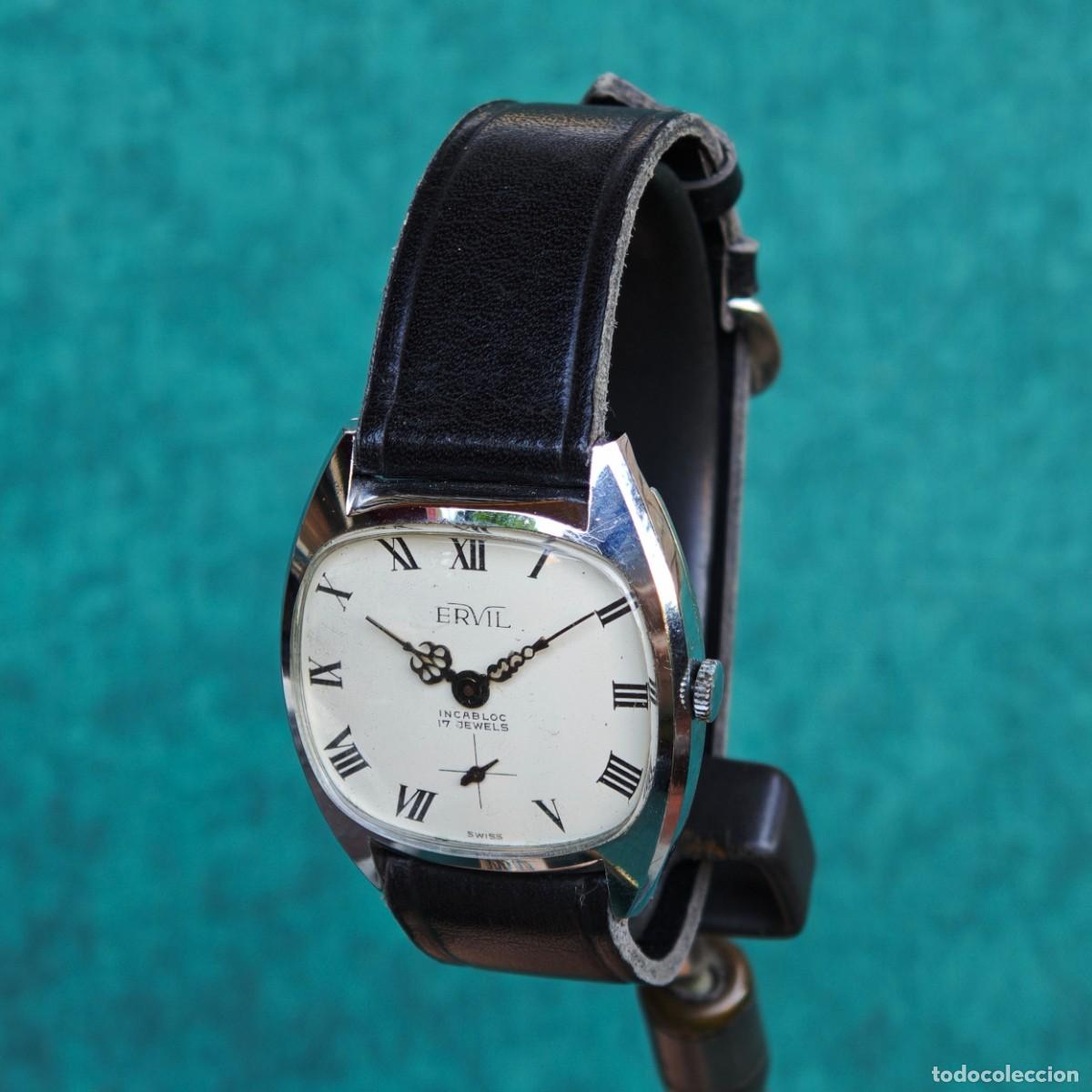 Vintage: ERVIL reloj de cuerda vintage Arogno 152 montre orologio watch swiss NOS