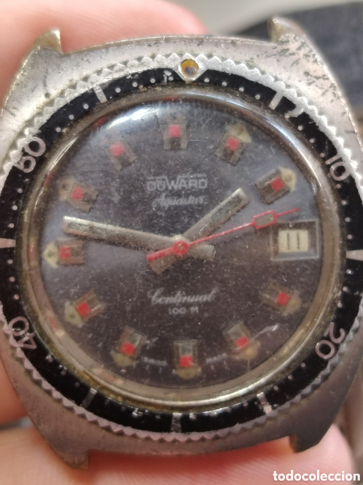Vintage: Rare Vintage automatic diving Duward aquastar continual
