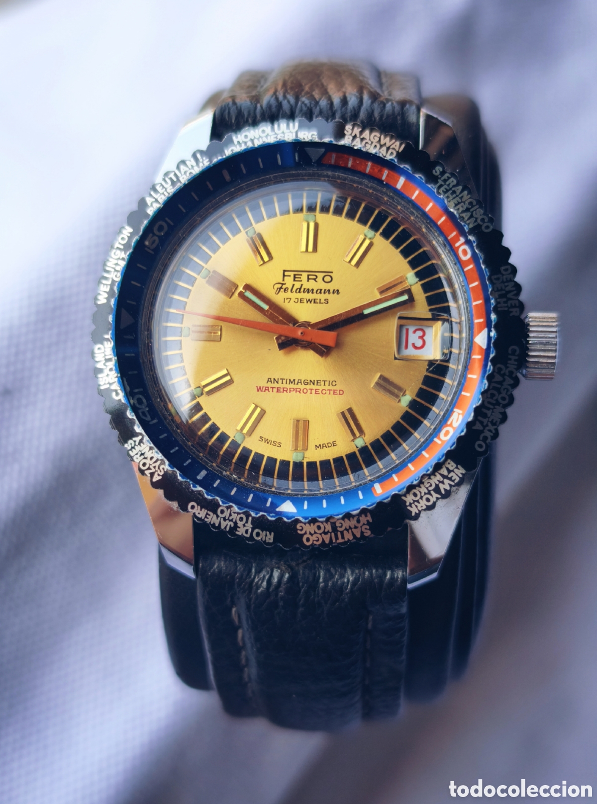 Vintage: Reloj Fero Feldmann Cuerda Manual