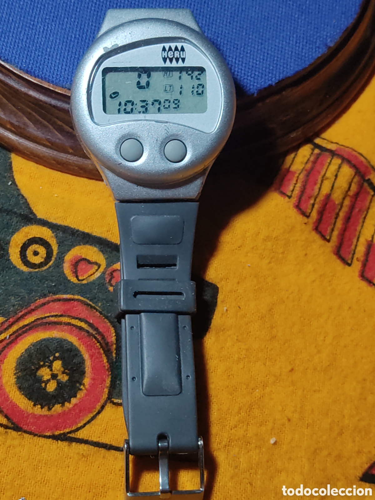 Vintage: Raro Reloj digital Heru & varias funciones.Vintage