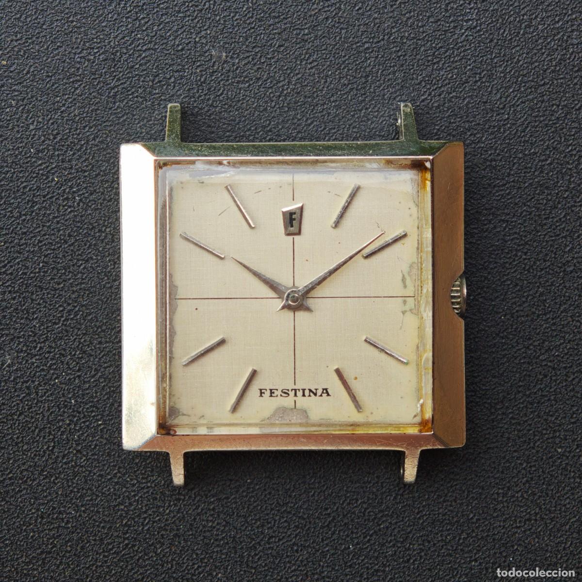 Vintage: FESTINA reloj de cuerda acero vintage Peseux 320 montre orologio watch Swiss