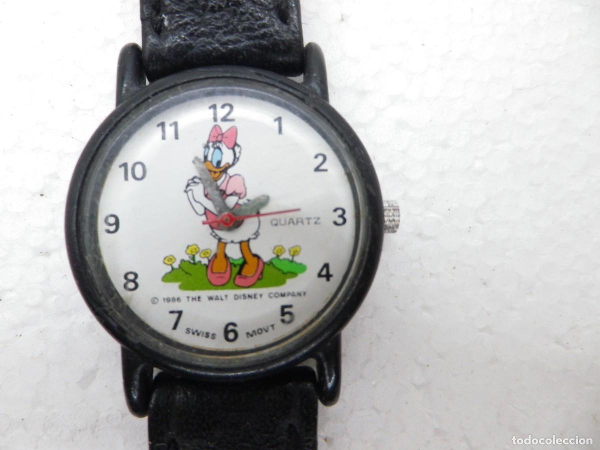 Vintage: RELOJ WALT DISNEY PATA DAISY NOVIA PATO DONALD A&Ntilde;O 1986 DE COLECCION WATCHES