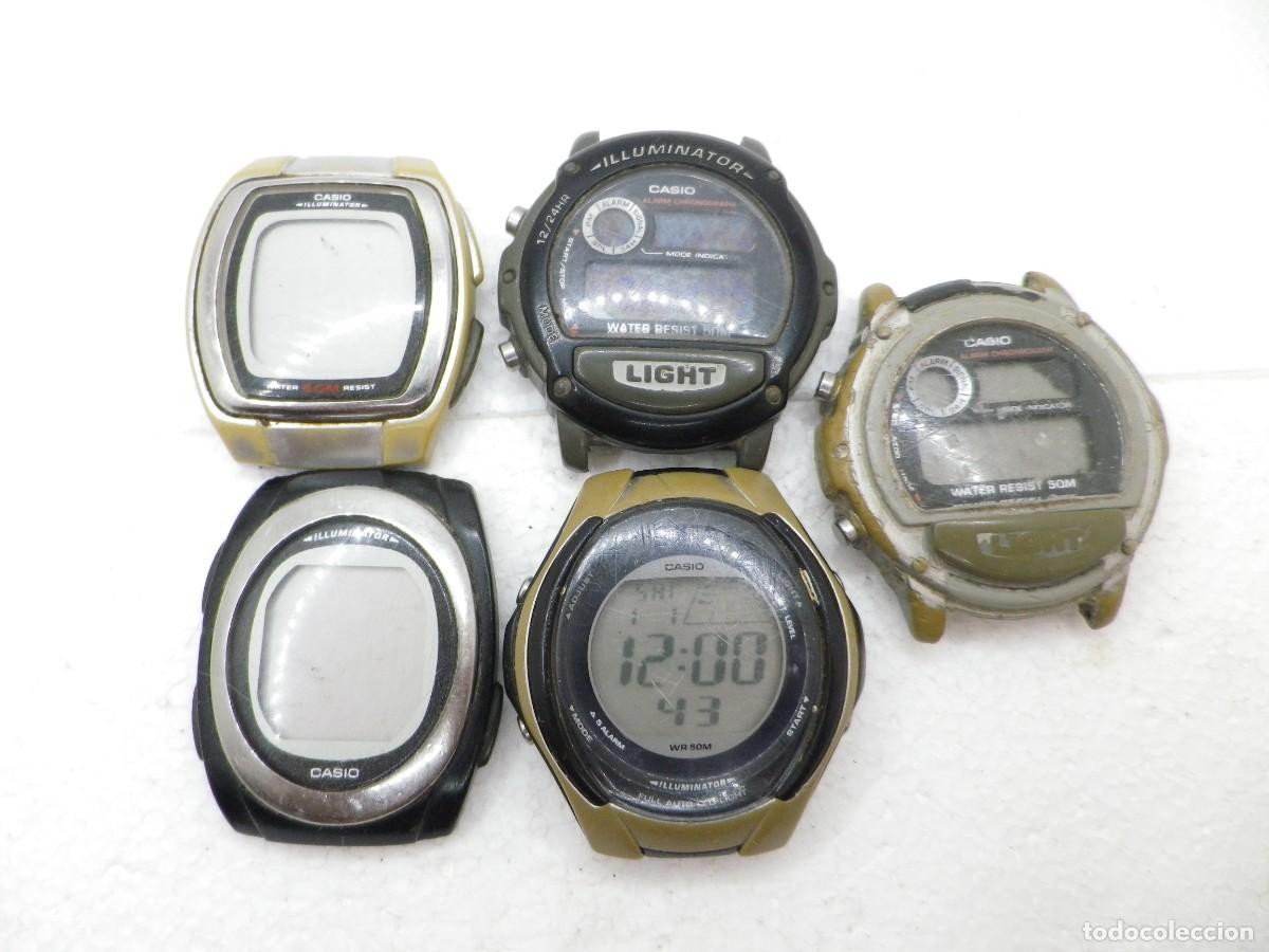 Vintage: LOTE DE RELOJES CASIO PARA REPARAR O FUENTE DE SUMINISTRO DE PIEZAS WATCHES