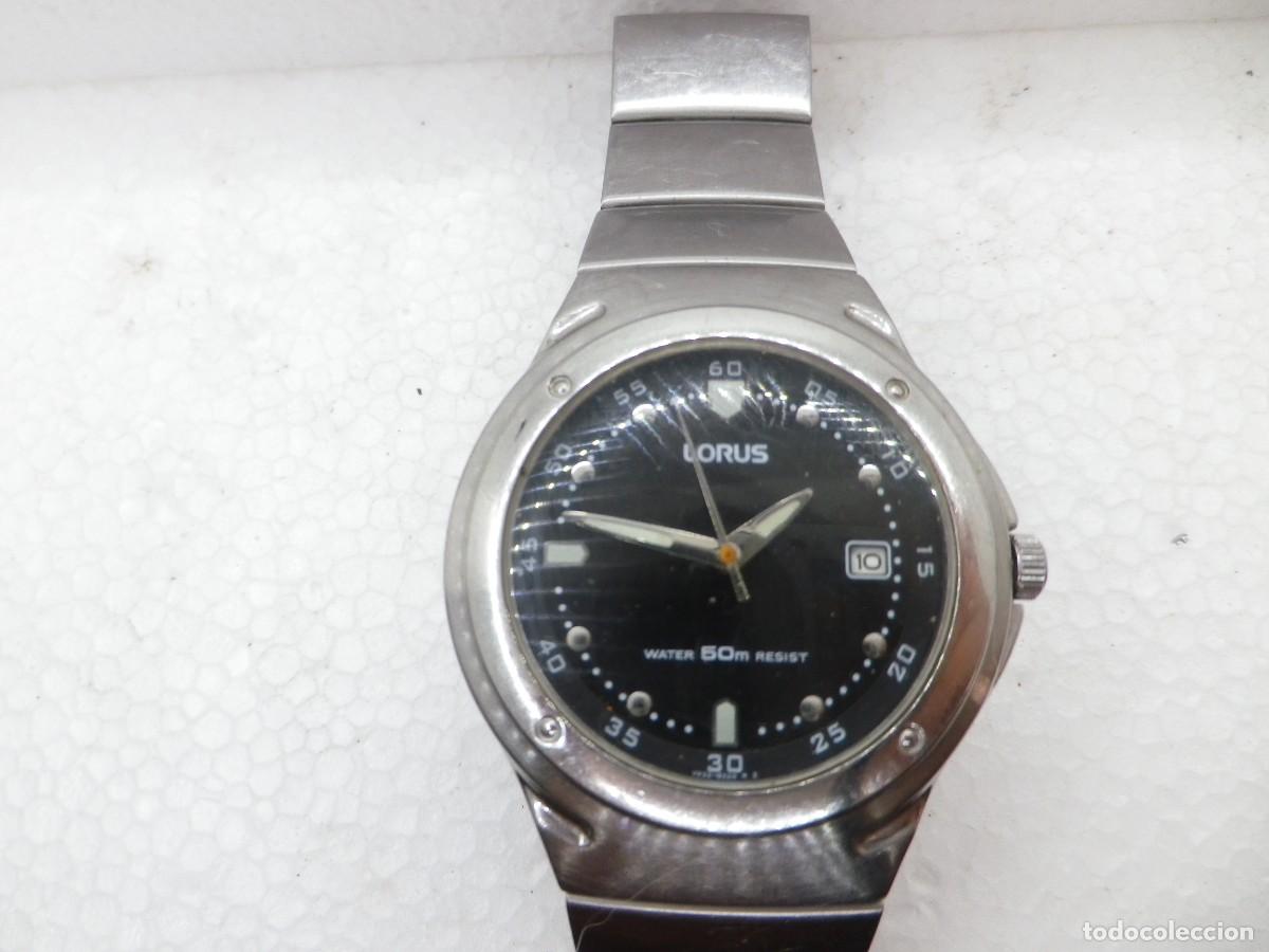 Vintage: RELOJ LORUS DE SEIKO CABALLERO ACERO INOX SUMERGIBLE 50M FUNCIONA WATCHES