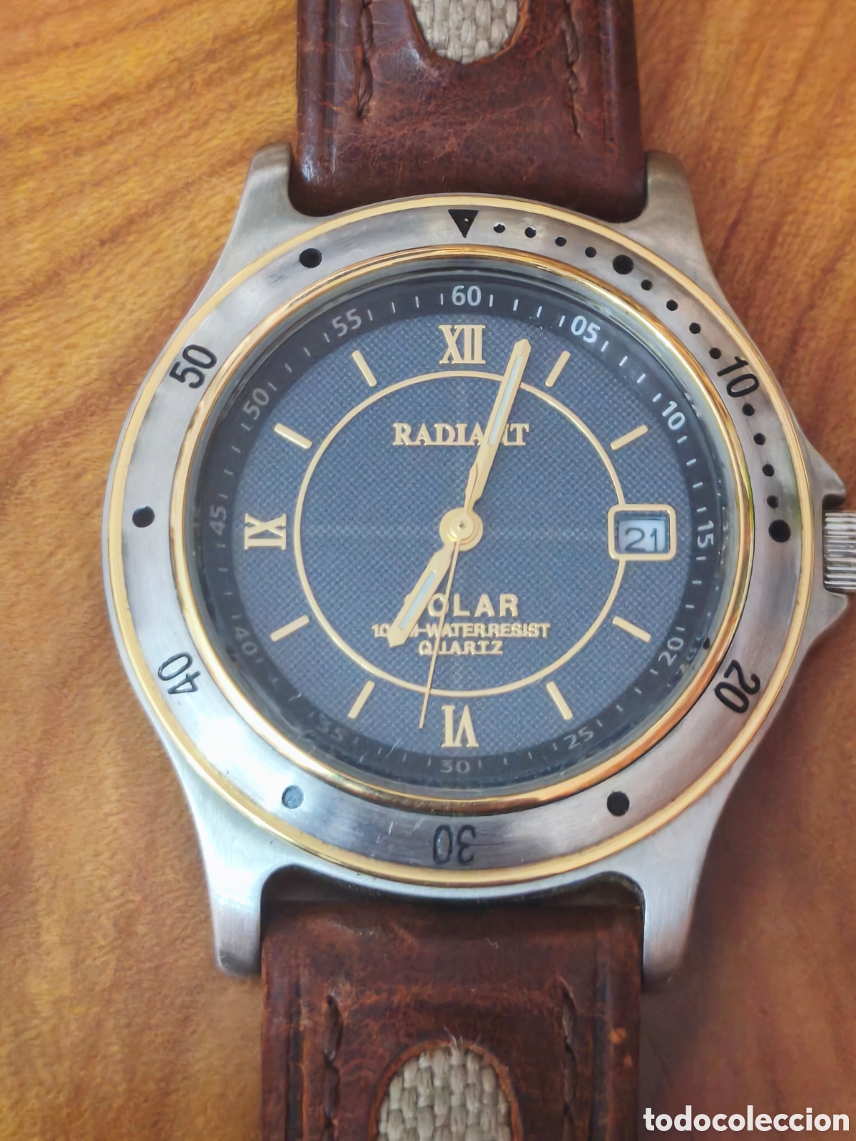 Vintage: Reloj radiant vintage solar