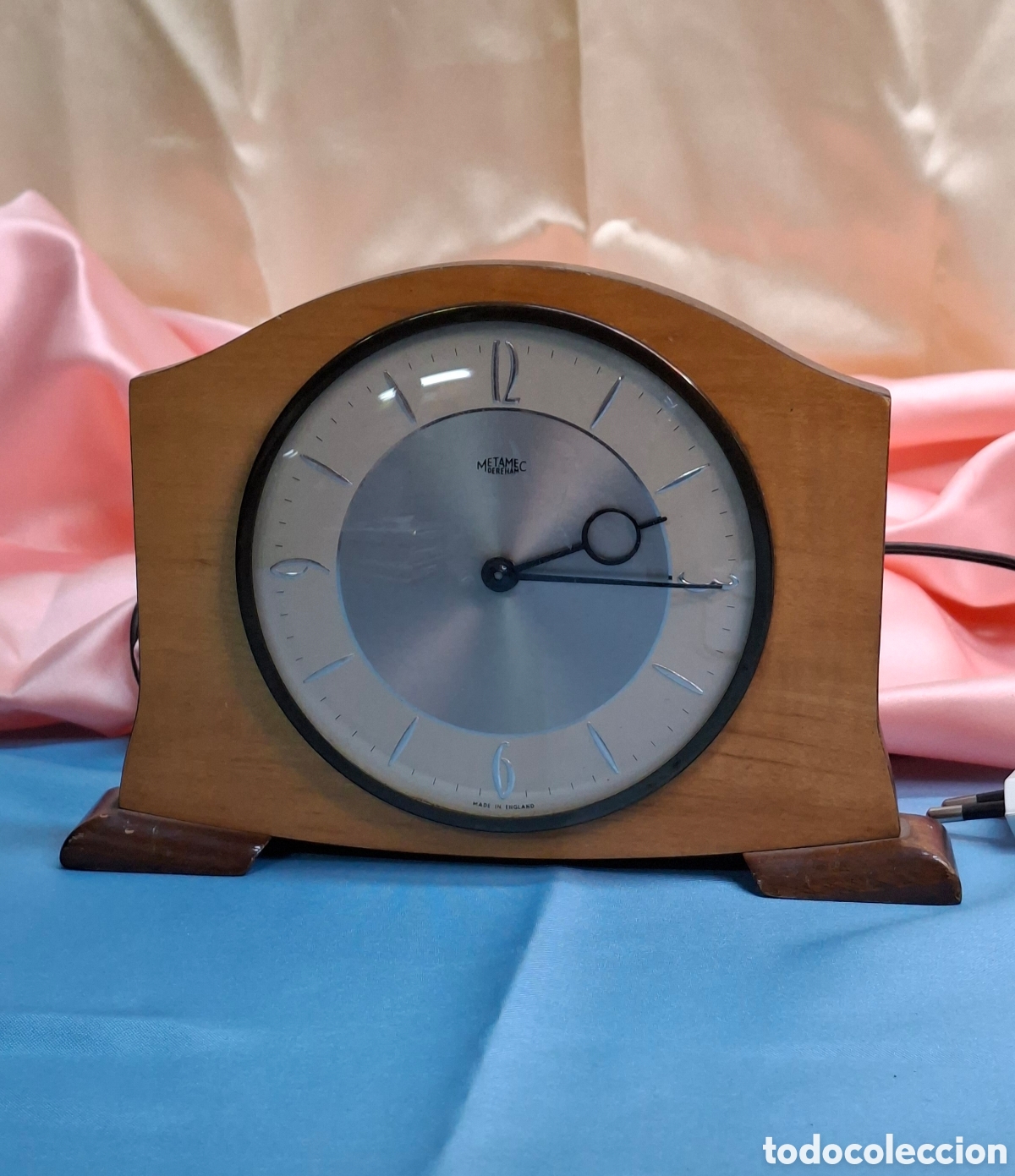 Vintage: Reloj el&eacute;ctrico Art Dec&oacute; de los a&ntilde;os 50