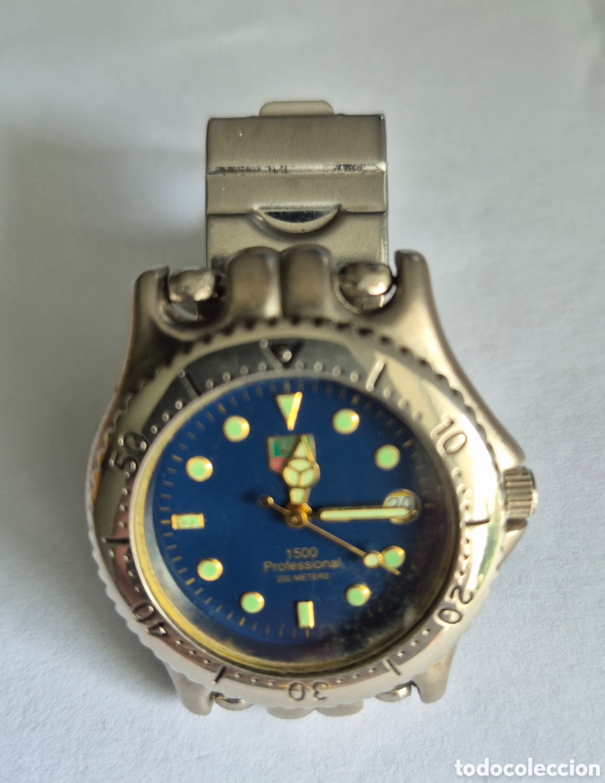 Vintage: TAG Heuer Professional 1500 Blue Diver / Reloj