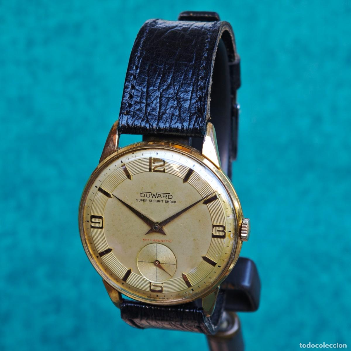 Vintage: DUWARD jumbo 37mm reloj de cuerda vintage 777 600 montre orologio watch