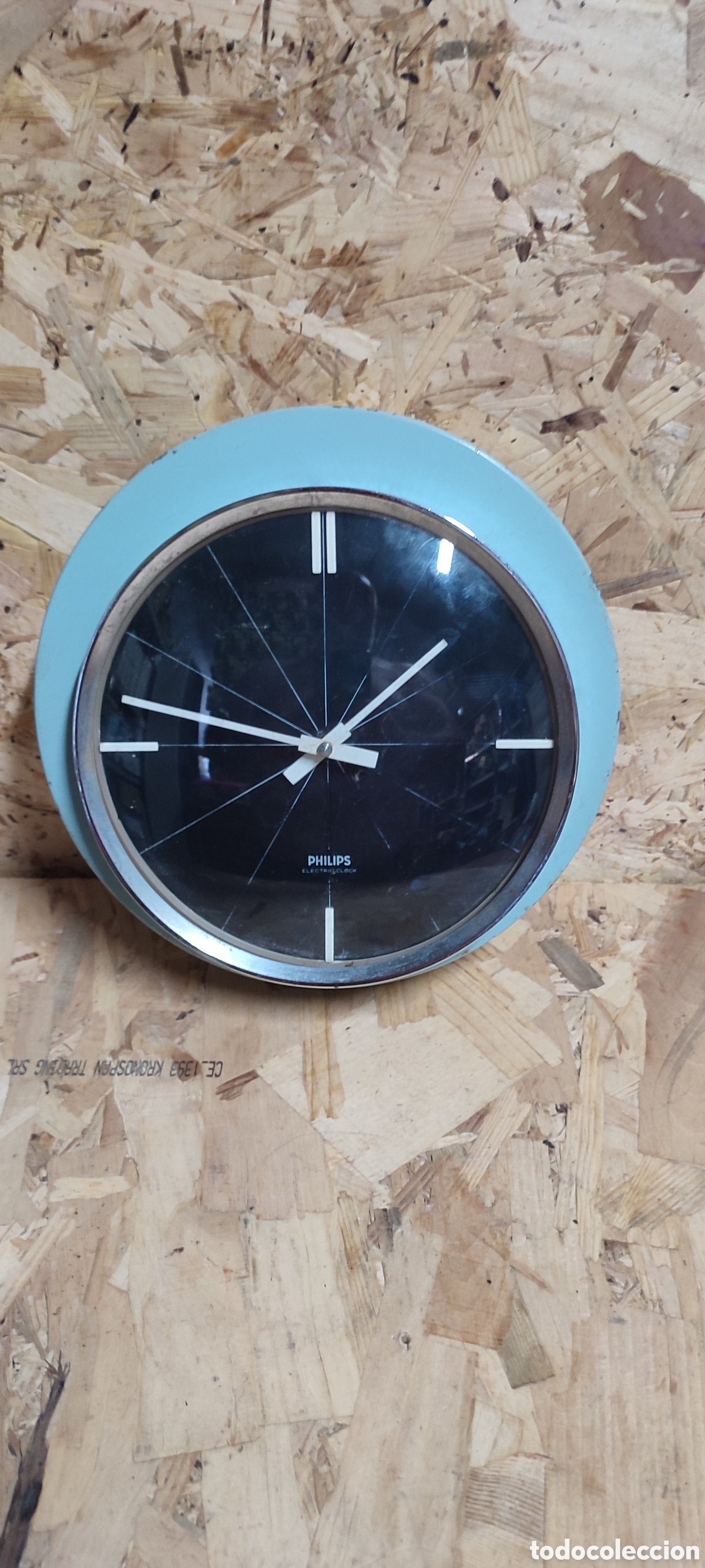 Vintage: Antiguo reloj de pared Philips para limpiar y restaurar. No probado