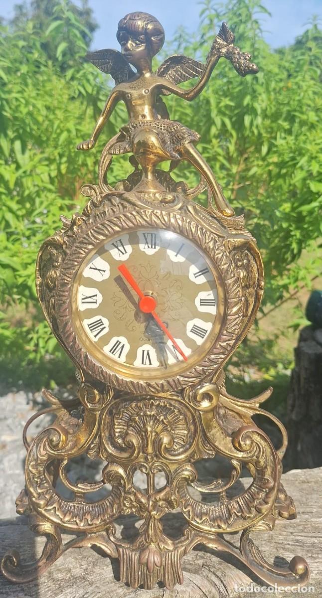 Vintage: Reloj de Sobremesa Bronce - Foto 1