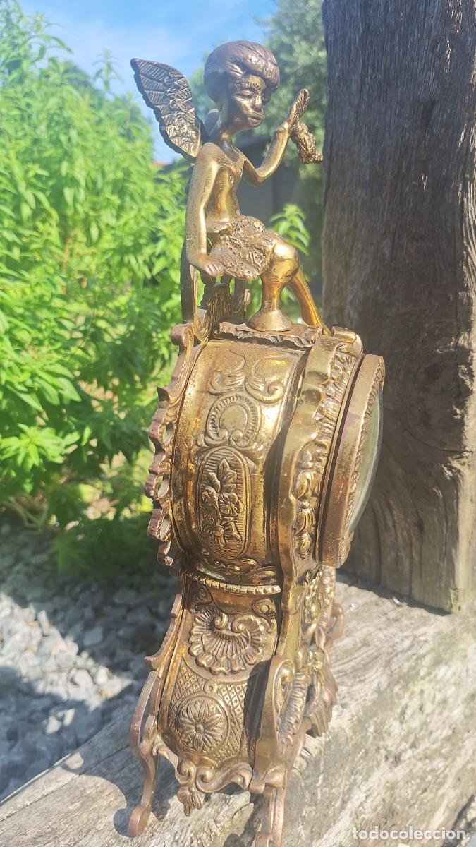 Vintage: Reloj de Sobremesa Bronce - Foto 3