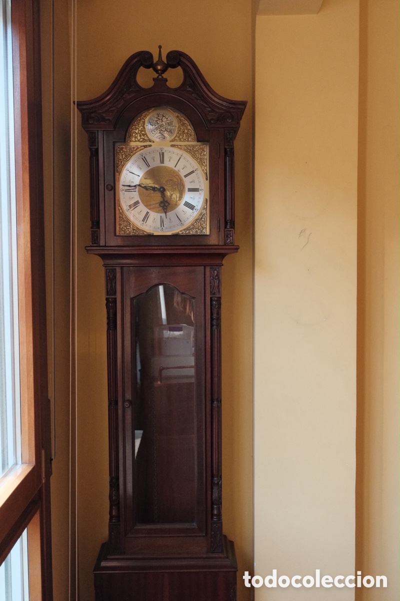 Vintage: Reloj de sal&oacute;n de madera - Foto 3