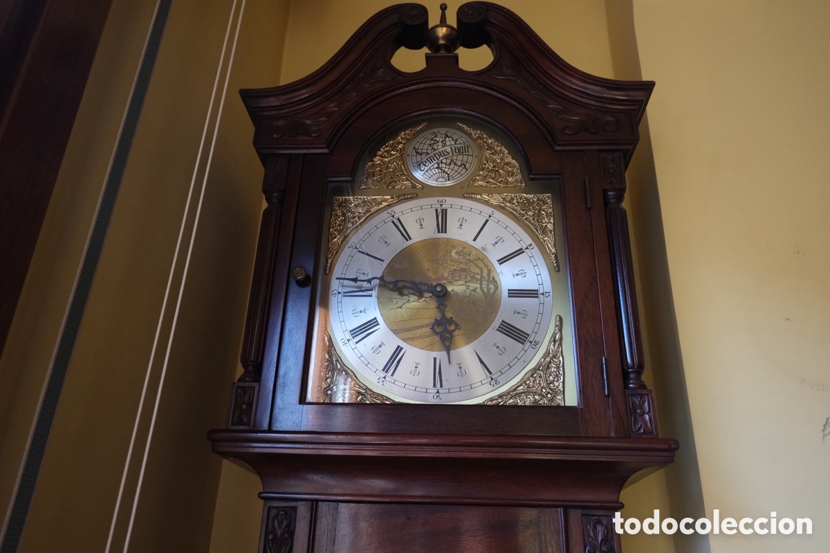 Vintage: Reloj de sal&oacute;n de madera - Foto 1