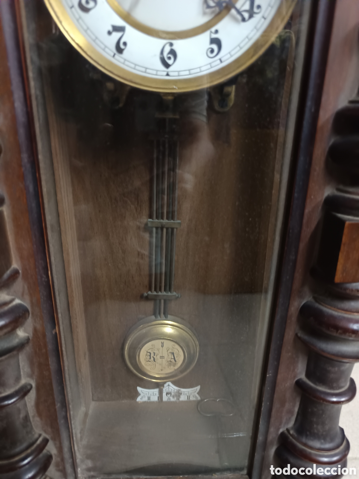 Vintage: Antiguo reloj de pared - Foto 2