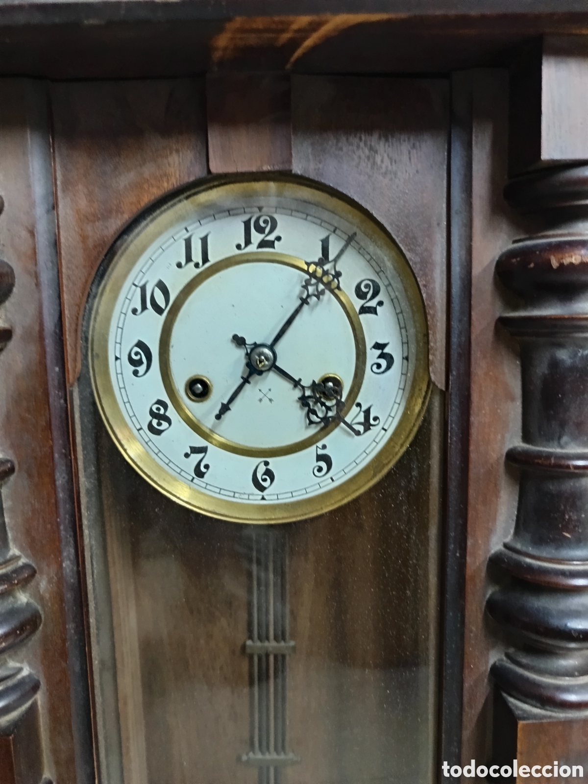 Vintage: Antiguo reloj de pared - Foto 1