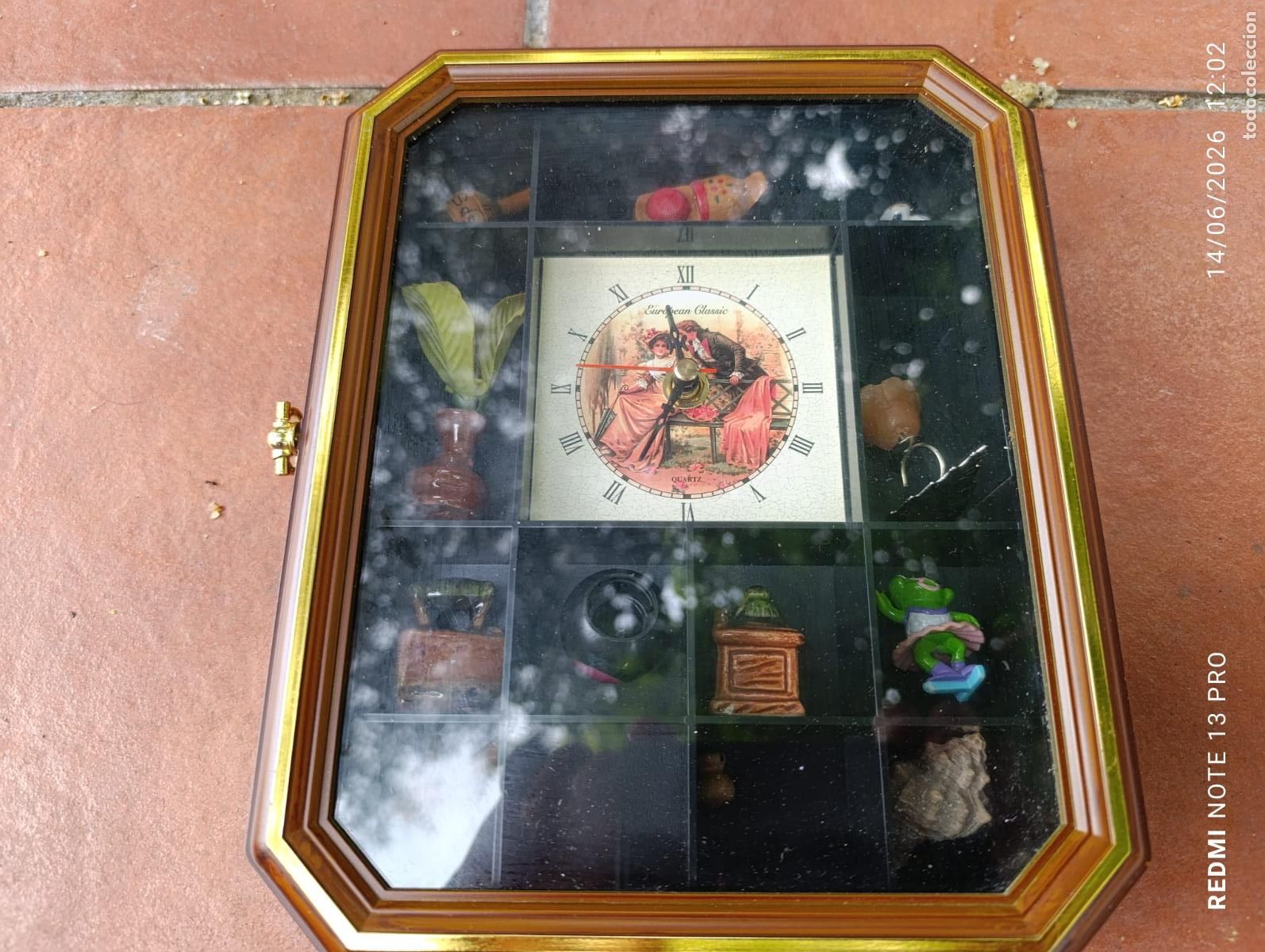 Vintage: ORIGINAL Y DECORATIVO,RELOJ ESTANTERIA VINTAGE.