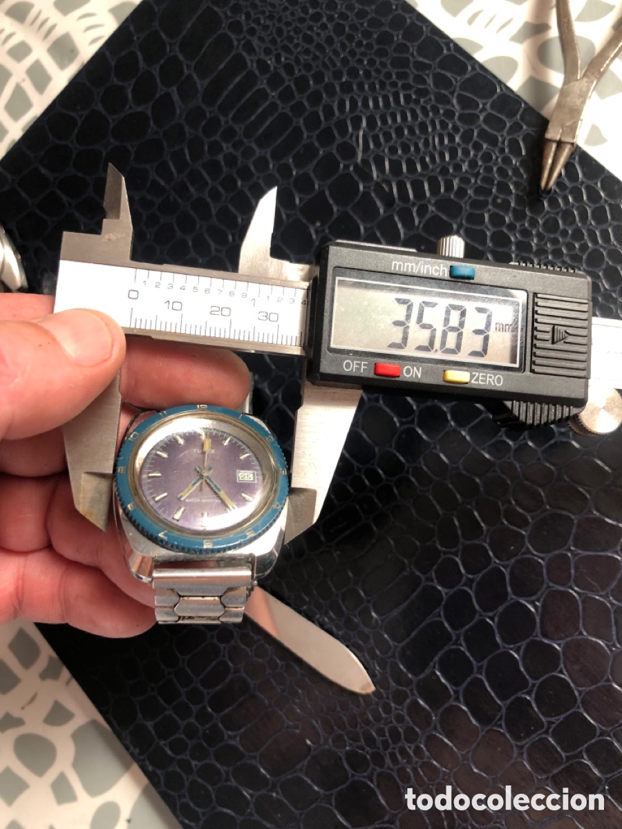 Vintage: Reloj diver timex caja cromada - Foto 14