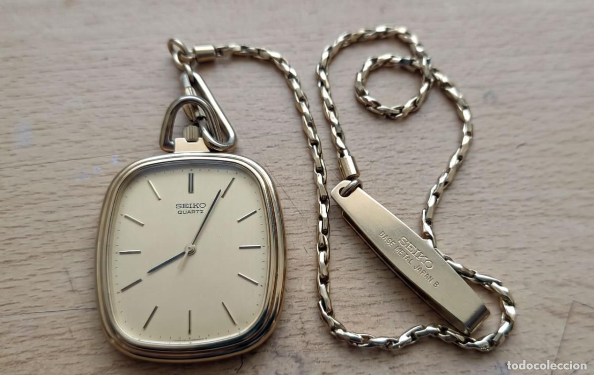 Vintage: Seiko 7431-5070 Vintage Reloj de Bolsillo A&ntilde;os 80