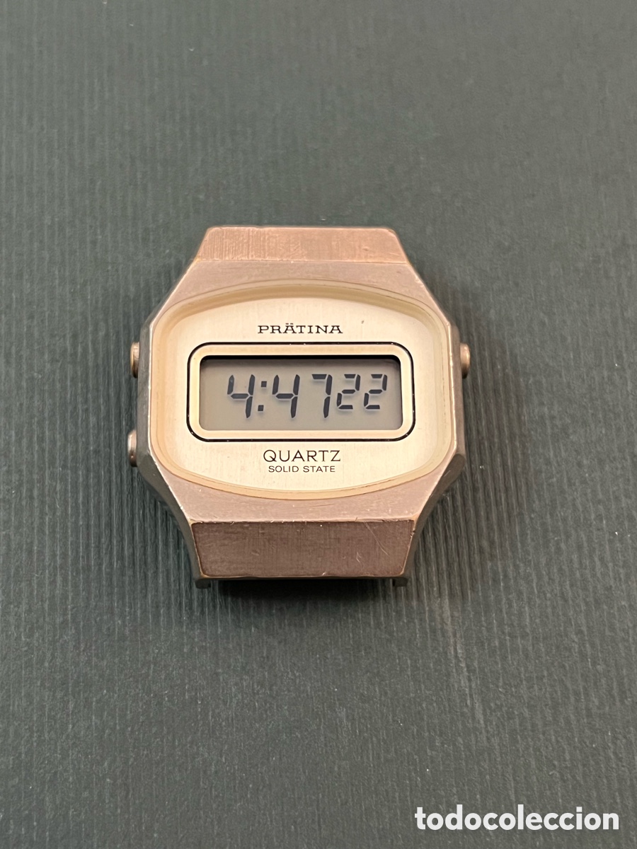 Vintage: ✅ reloj Pr&auml;tina Quartz Solid State de los a&ntilde;os 70 u 80