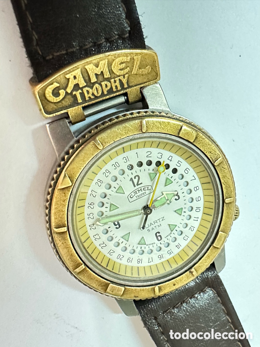 Vintage: Reloj CAMEL TROPHY Calendar Swiss Vintage