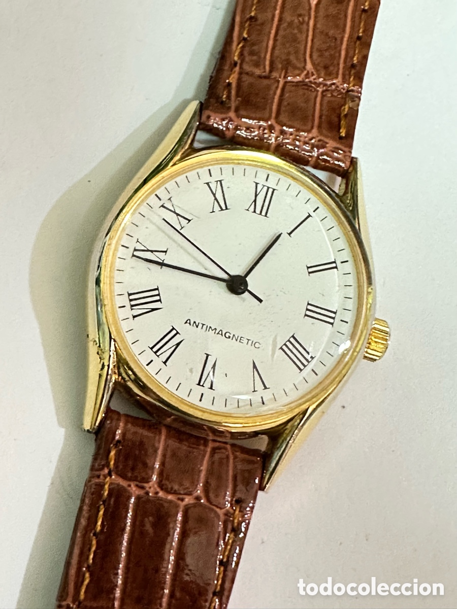 Vintage: Reloj ANTIMAGNETIC Con n&uacute;mero Romanos Vintage como nuevo