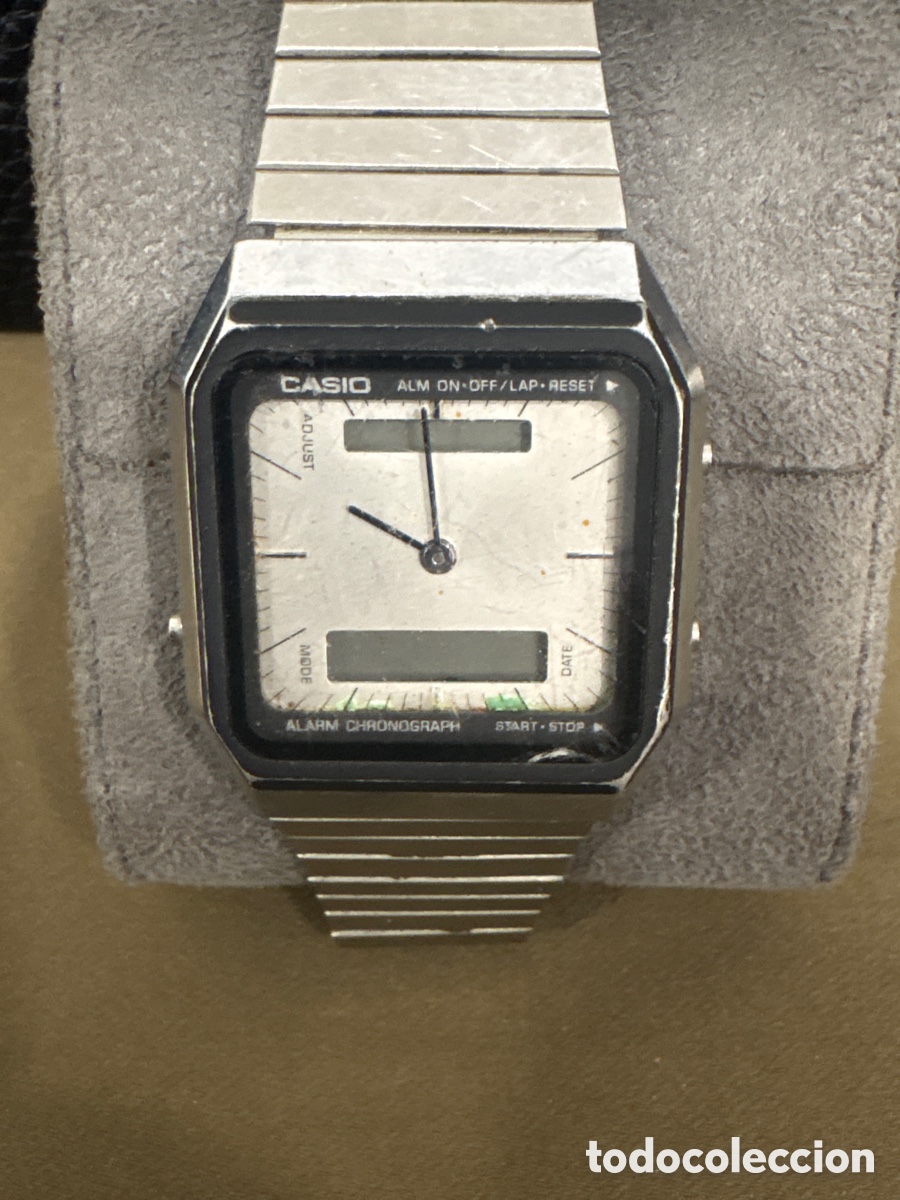 Vintage: Antiguo reloj CASIO digital modelo 302 AQ-102*MUY RARO*DESCONOZCO SI FUNCIONA*A&Ntilde;OS 80*