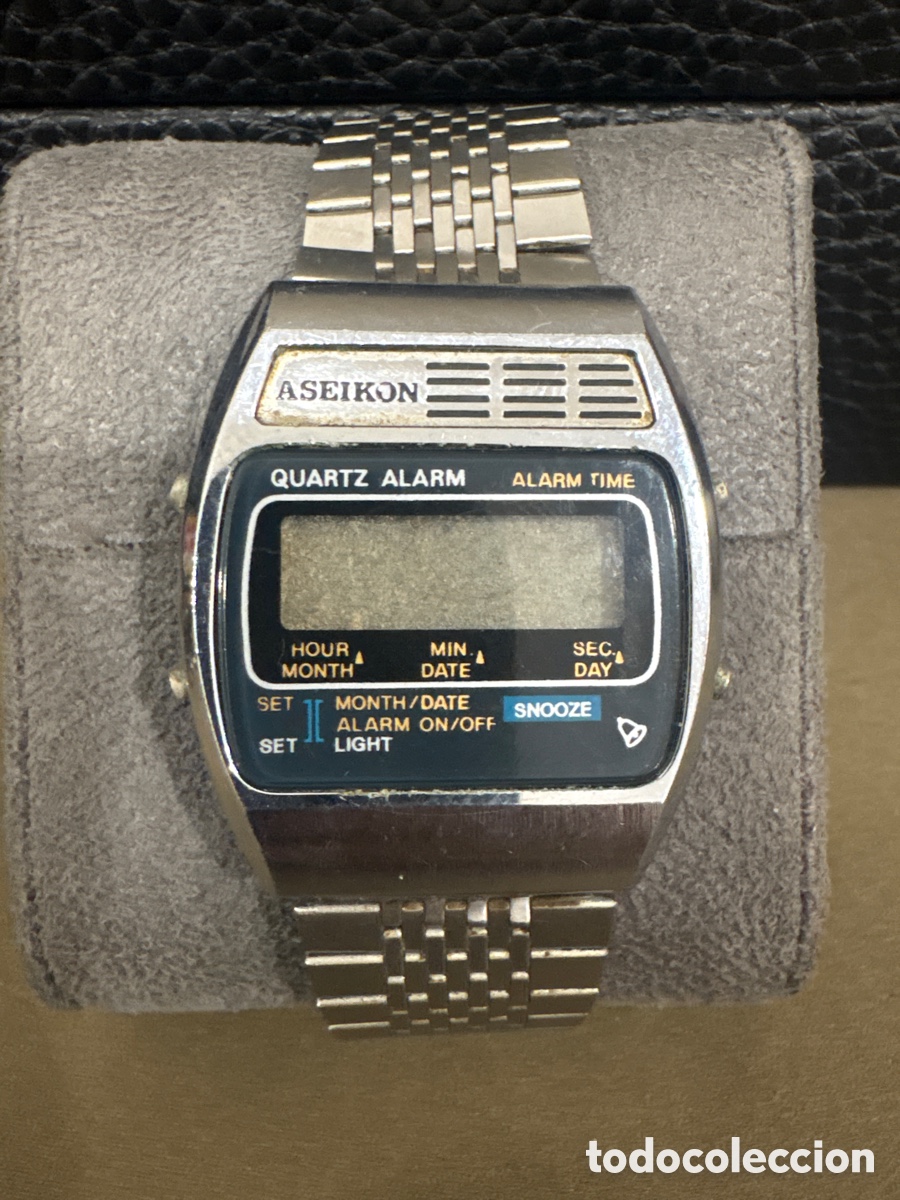 Vintage: Antiguo reloj digital ASEIKON tipo Casio,desconozco si funciona*ver fotos*a&ntilde;os 80