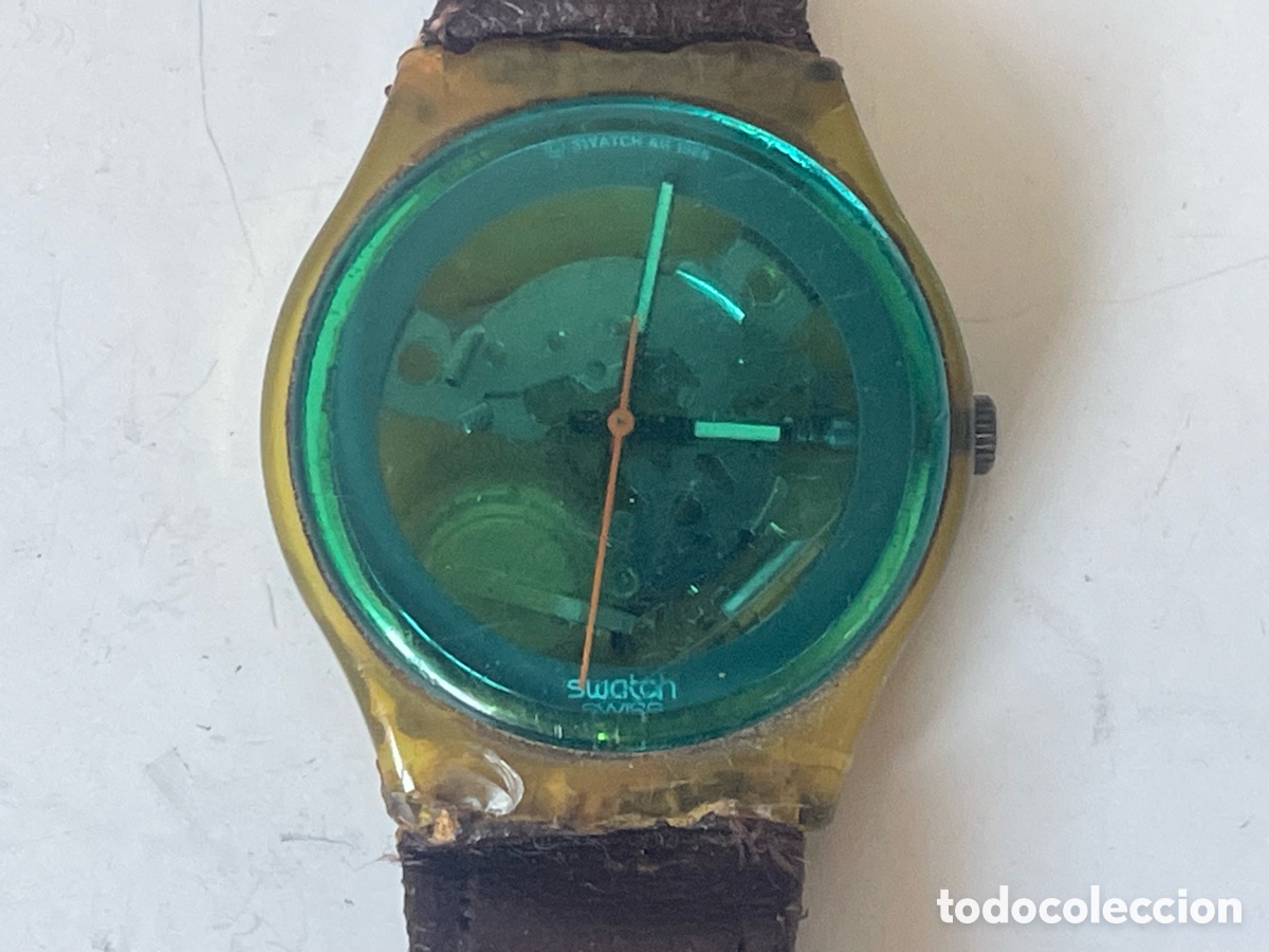 Vintage: Reloj Swatch Gent &rdquo;Turquoise Bay&rdquo; (1987) - PARA PIEZAS O VITRINA