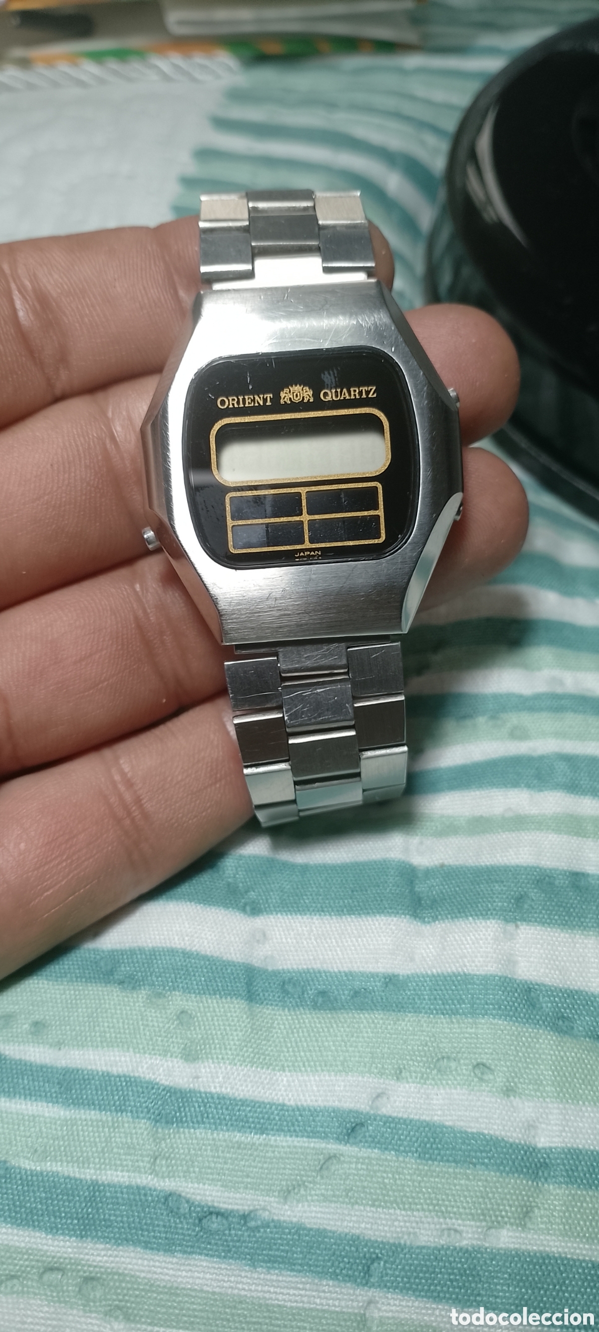 Vintage: Reloj Orient solar todo acero inoxidable no funciona