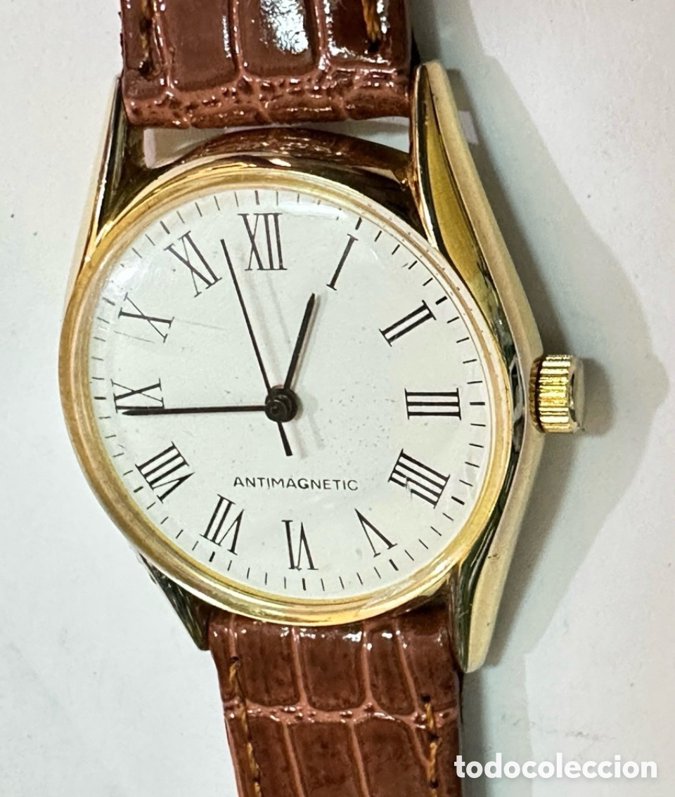 Vintage: Antiguo Reloj ANTIMAGNETIC Con n&uacute;mero Romanos Vintage como nuevo