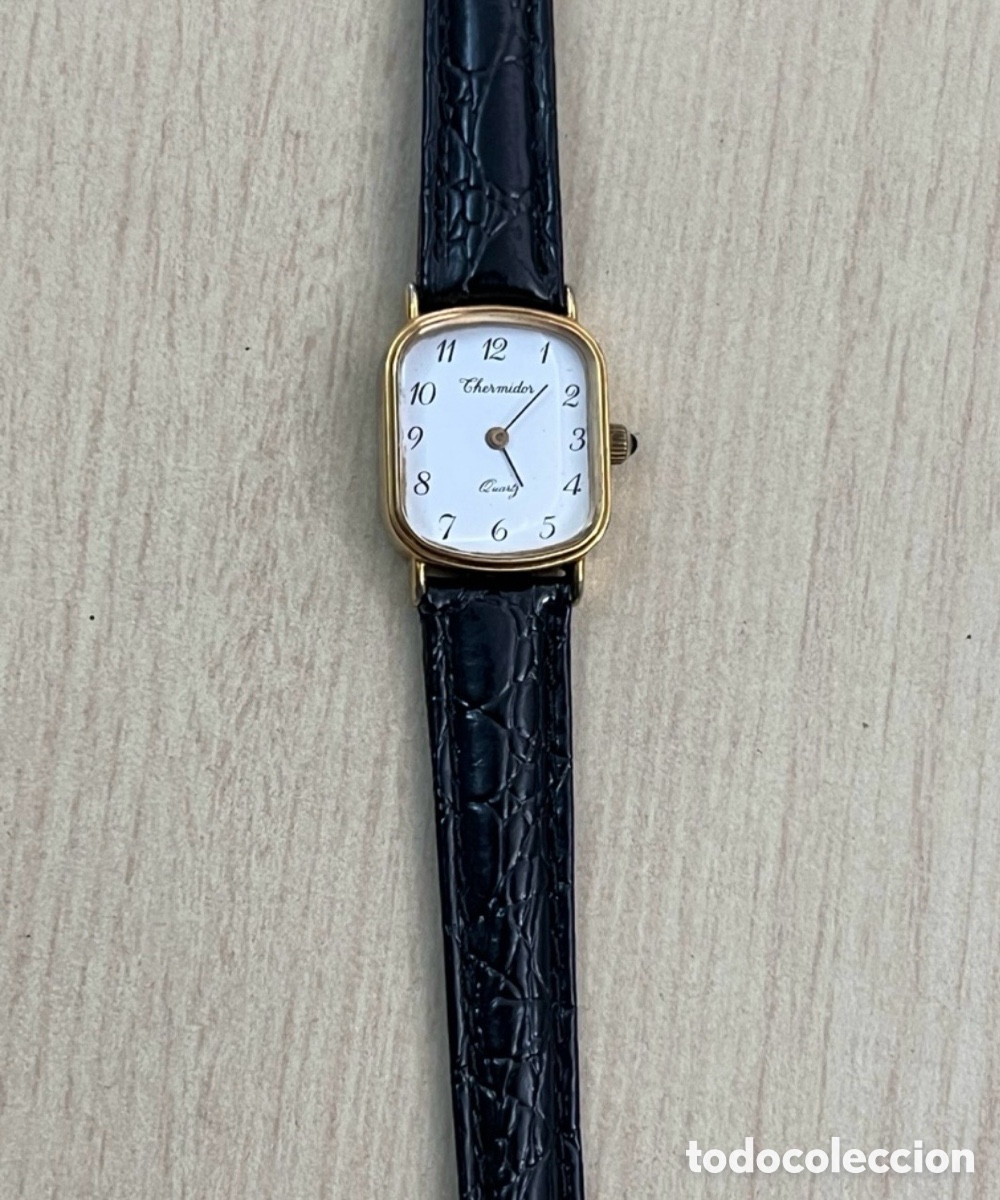 Vintage: ✅ Reloj Thermidor cuarzo chapado en oro como nuevo