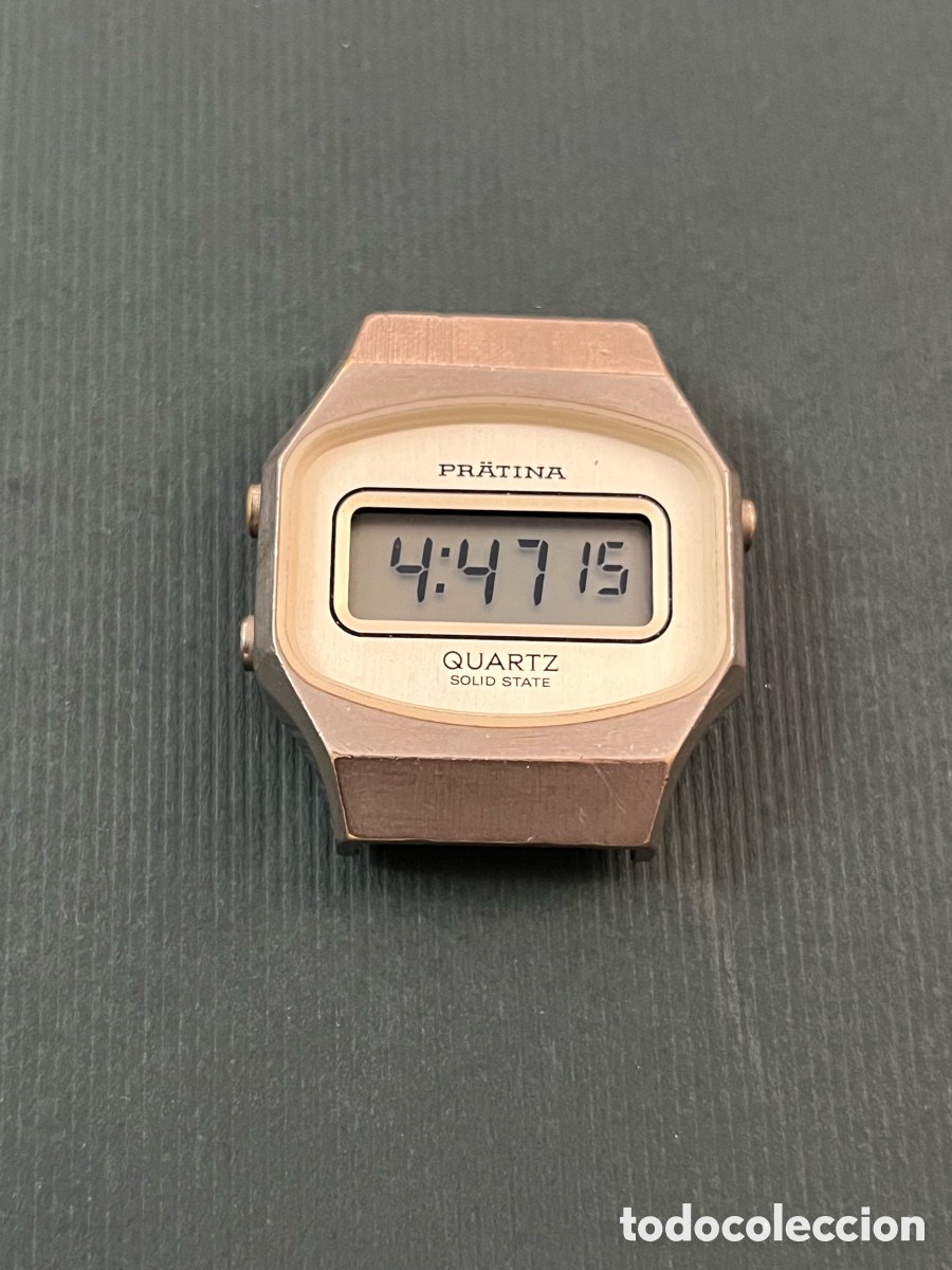 Vintage Watches: ✅ Reloj PRATINA lcd Digital Solid State Swiss