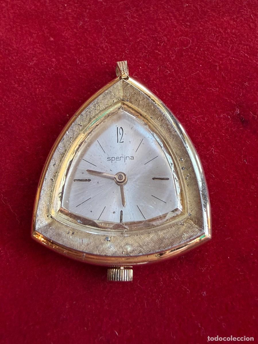 Vintage: Reloj vintage Sperina Swiss Made mec&aacute;nico de cuerda manual a&ntilde;os 60 caja triangular