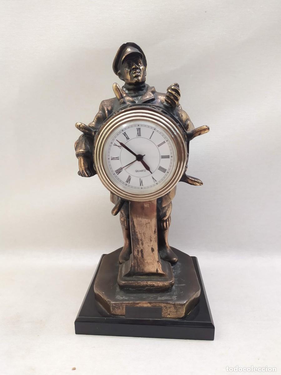 Vintage Watches: Pescador con tim&oacute;n. Reloj a pilas. Hernandez.