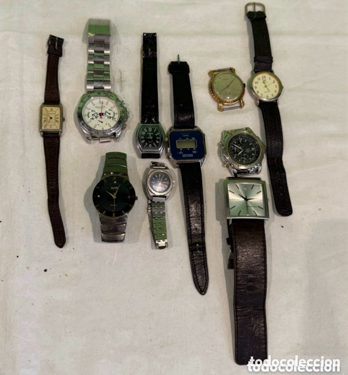 Vintage: Lote relojes vintage variados hombre mujer mec&aacute;nicos cuarzo para revisar