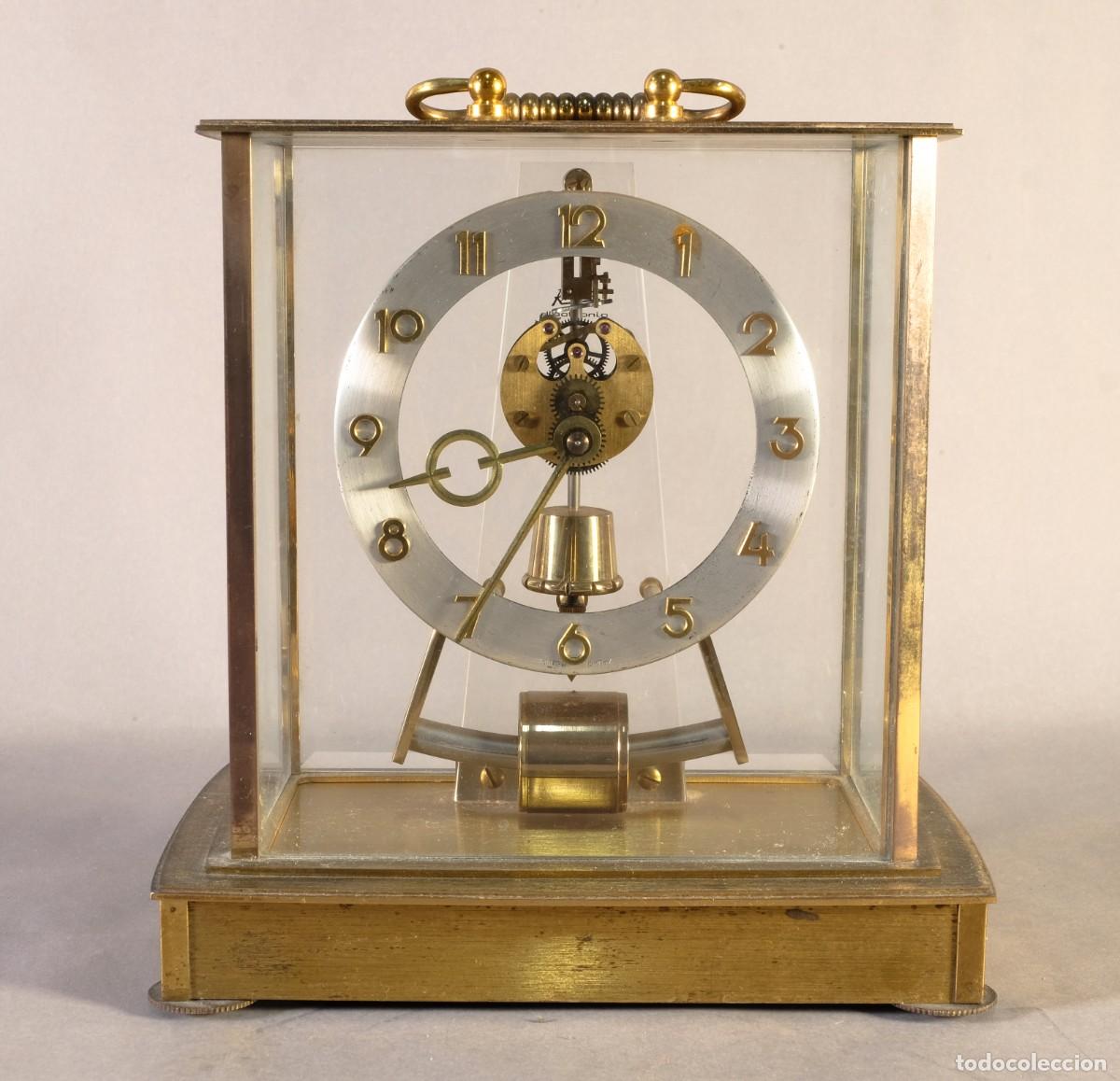 Vintage: Reloj alem&aacute;n KUNDO Electr&oacute;nico en lat&oacute;n y cristal a&ntilde;os 50