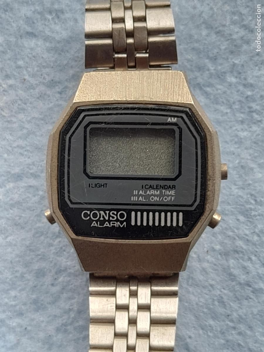 Vintage: Reloj Marca Conso Digital Vintage para Dama.