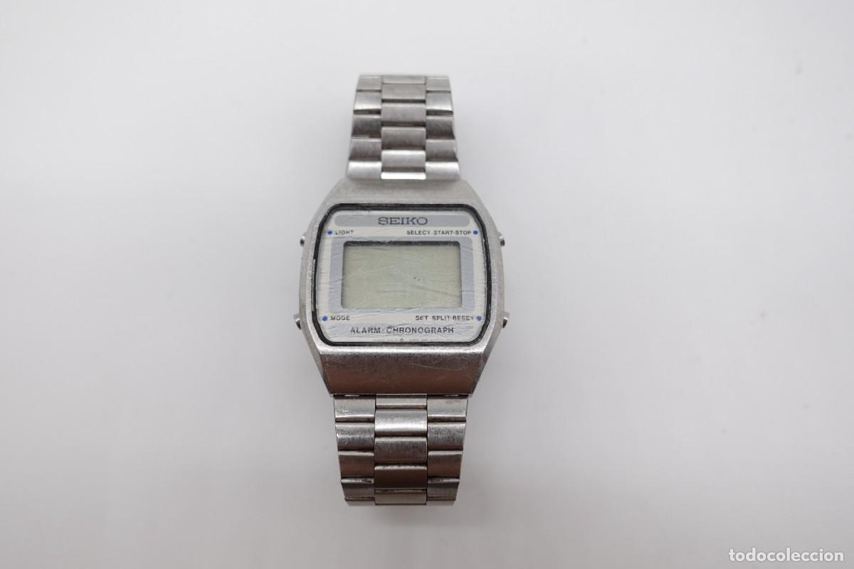 Vintage Uhren: RELOJ SEIKO ALARM CHRONOGRAPH DIGITAL VINTAGE ACERO FUNCIONES ALARMA LCD
