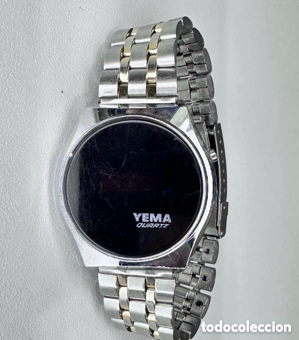 Vintage Watches: Antiguo Reloj Vintage YEMA LED ROJO Quartz Swiss Vintage No Funciona