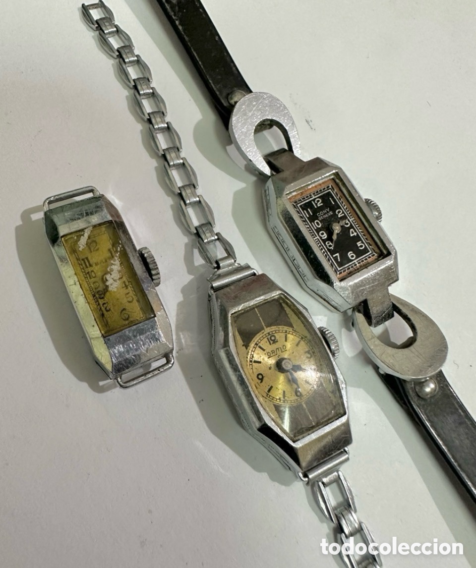 Vintage: Lote De Relojes Antiguos CONY GENEVE Y ORMO SWISS VINTAGE
