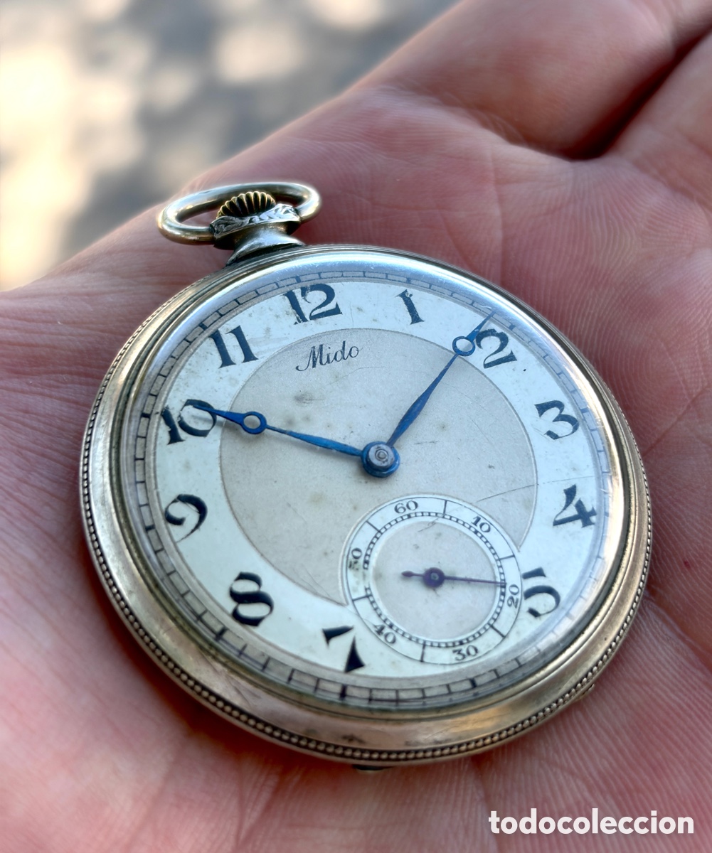 Vintage: Reloj Mido bolsillo a&ntilde;os 30&rdquo;