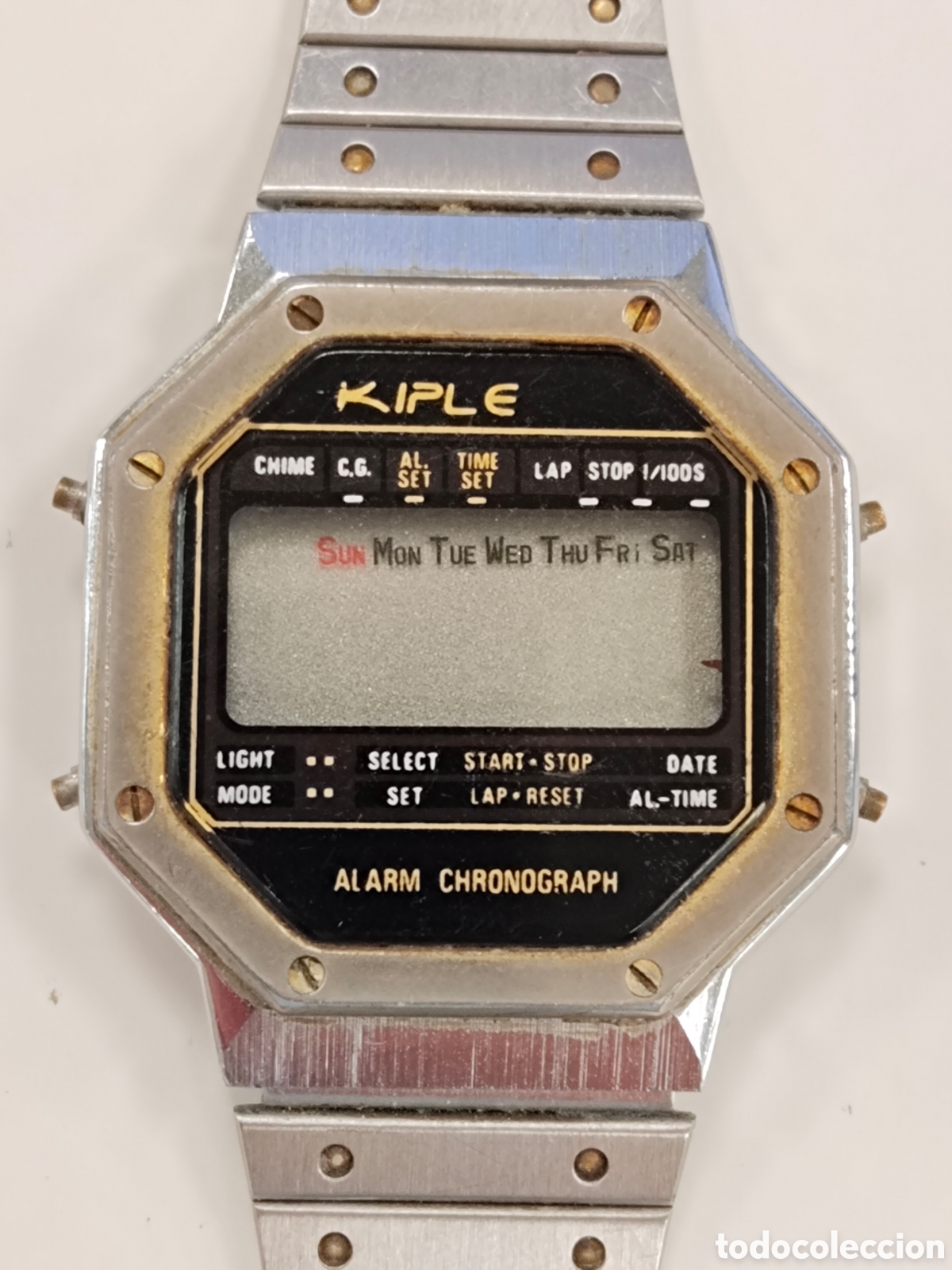 Vintage: ANTIGUO RELOJ FRANCES VINTAGE KIPLE DIGITAL - A&Ntilde;OS 80 - CRONOGRAFO Y ALARMA - NO COMPROBADO PERO DEB